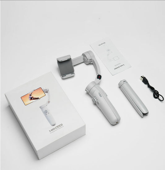 Sammenleggbar 3-akset gimbal-stabilisator med ansiktsgjenkjenning