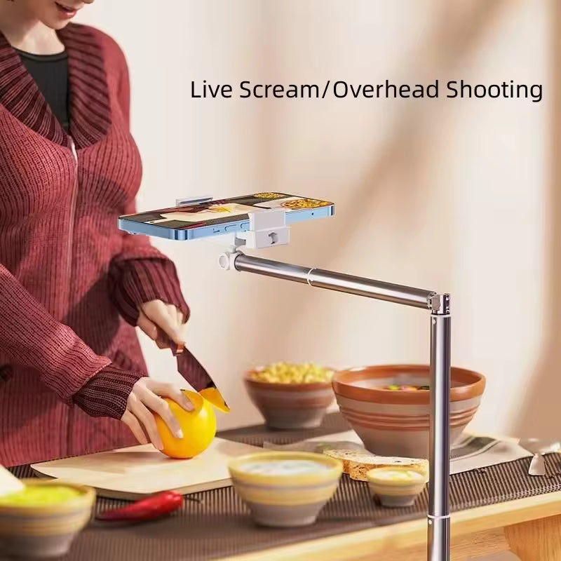 360° justerbart stativ for mobiltelefon til streaming