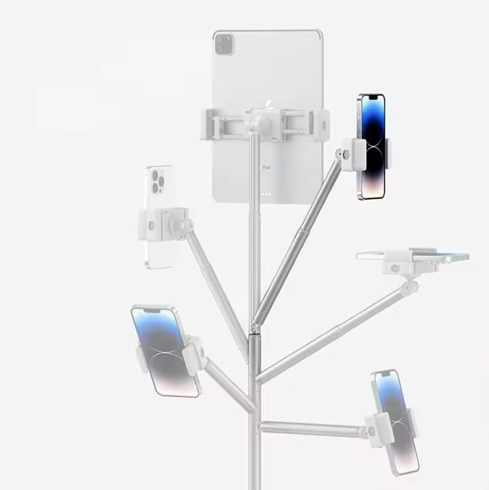 360° justerbart stativ for mobiltelefon til streaming